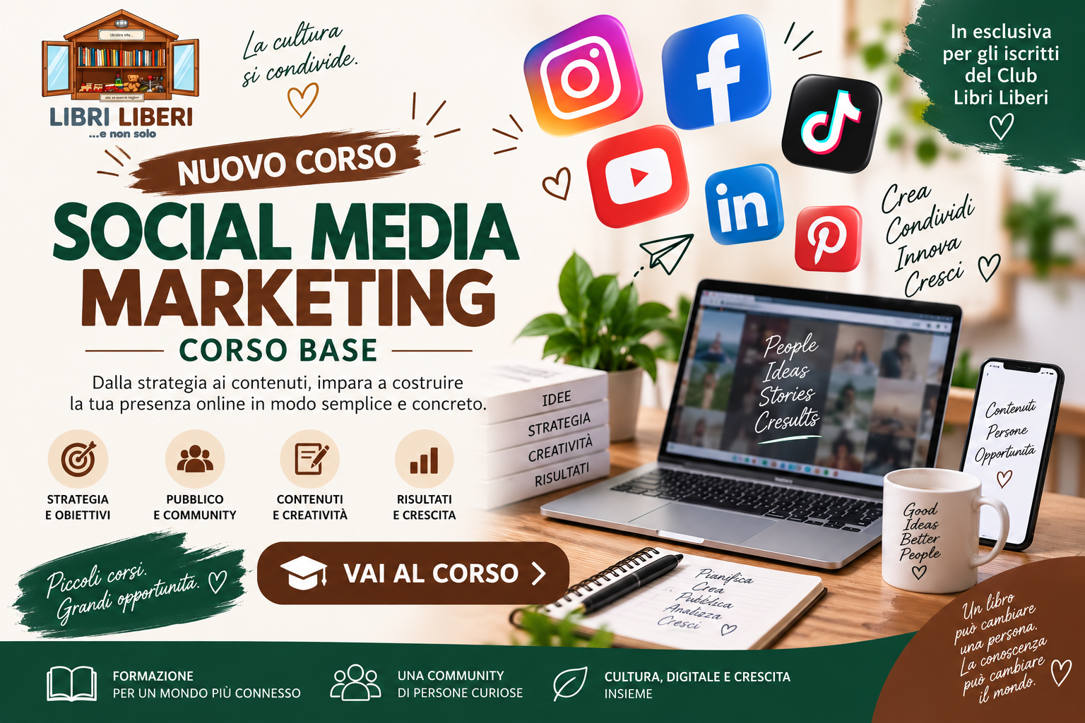 Nuovo corso Social Media Marketing - Corso Base